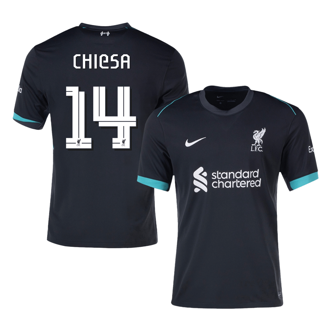 Liverpool CHIESA #14 Away Jersey 2024/25 - UCL Edition - Football Shirt | SmartJerseys | Official Quality