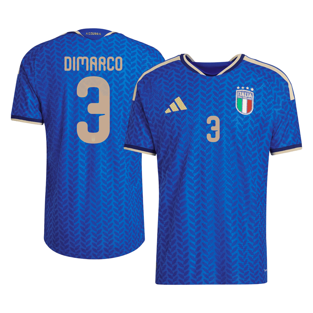 Italy DIMARCO #3 Home Soccer Jersey Authentic 2026 - Football Shirt | SmartJerseys | Official Quality