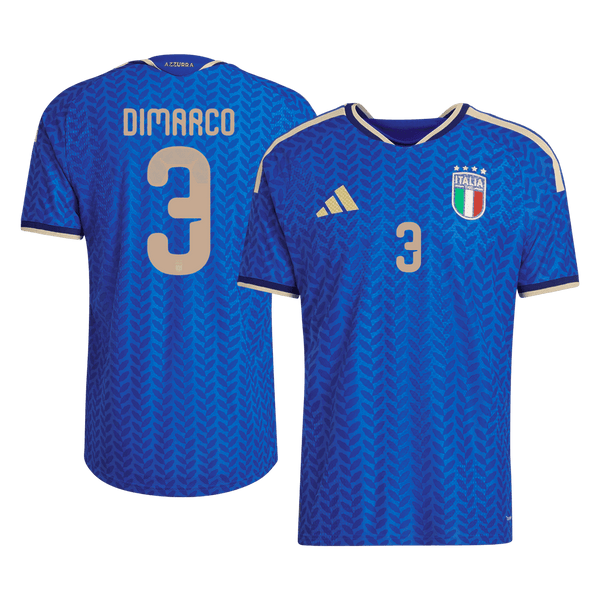 Italy DIMARCO #3 Home Soccer Jersey Authentic 2026 - Football Shirt | SmartJerseys | Official Quality