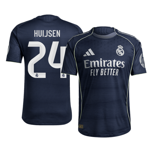 Real Madrid HUIJSEN #24 Away Soccer Jersey Authentic 2025/26 - Football Shirt | SmartJerseys | Official Quality