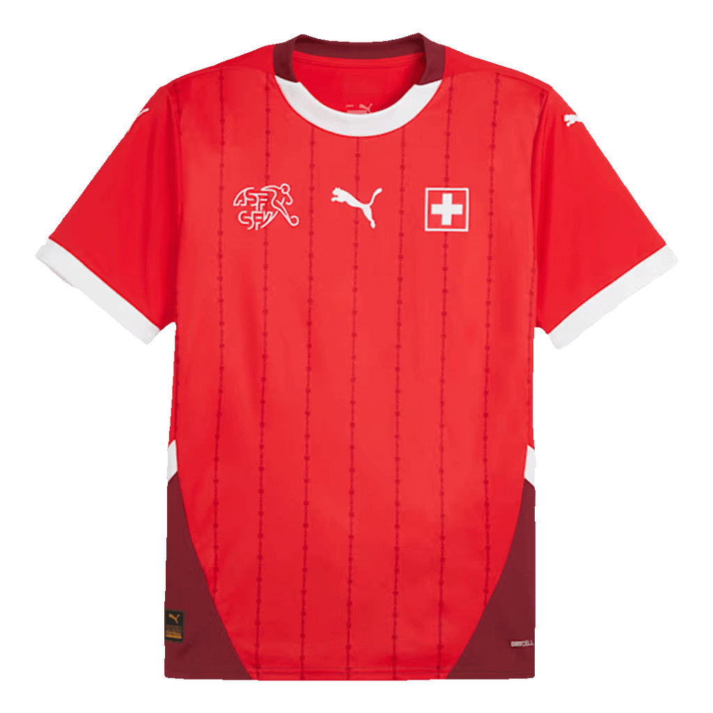 Switzerland Home Jersey EURO 2024 - Football Shirt | SmartJerseys | Official Quality