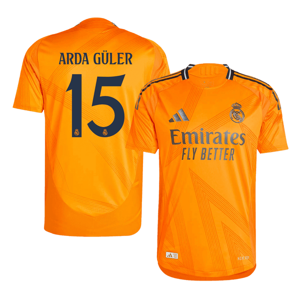 Real Madrid ARDA GÜLER #15 Away Soccer Jersey Authentic 2024/25 - Football Shirt | SmartJerseys | Official Quality