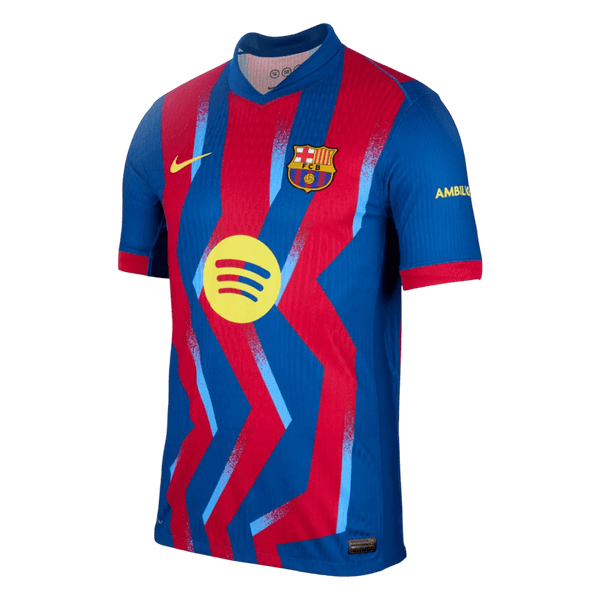 Player Version Barcelona Fourth Soccer Jersey 25/26 Red&Blue - Football Shirt | SmartJerseys | Official Quality