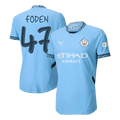 Manchester City FODEN #47 Home Jersey Authentic 2024/25 - UCL Edition - Football Shirt | SmartJerseys | Official Quality