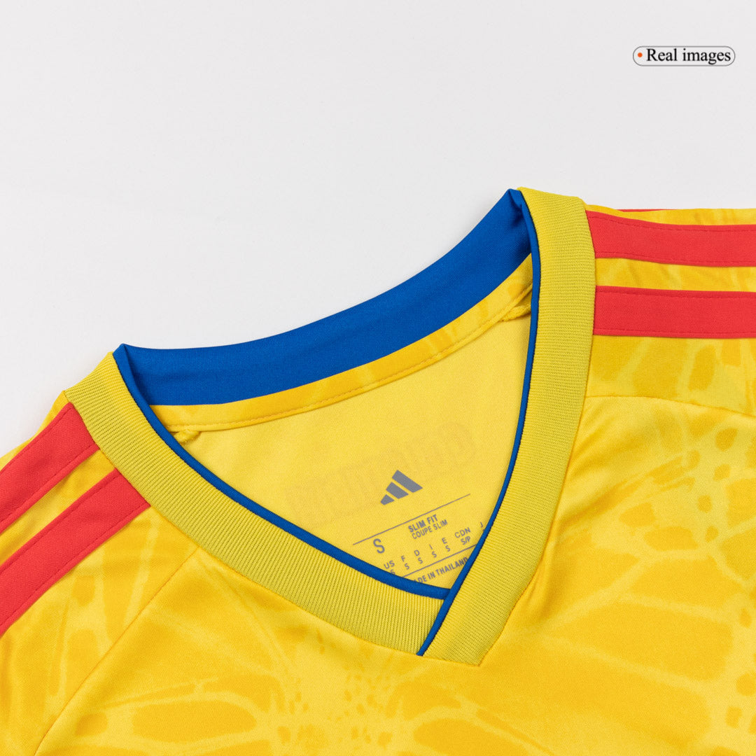 JAMES #10 Colombia Home Soccer Jersey World Cup 2026 Yellow