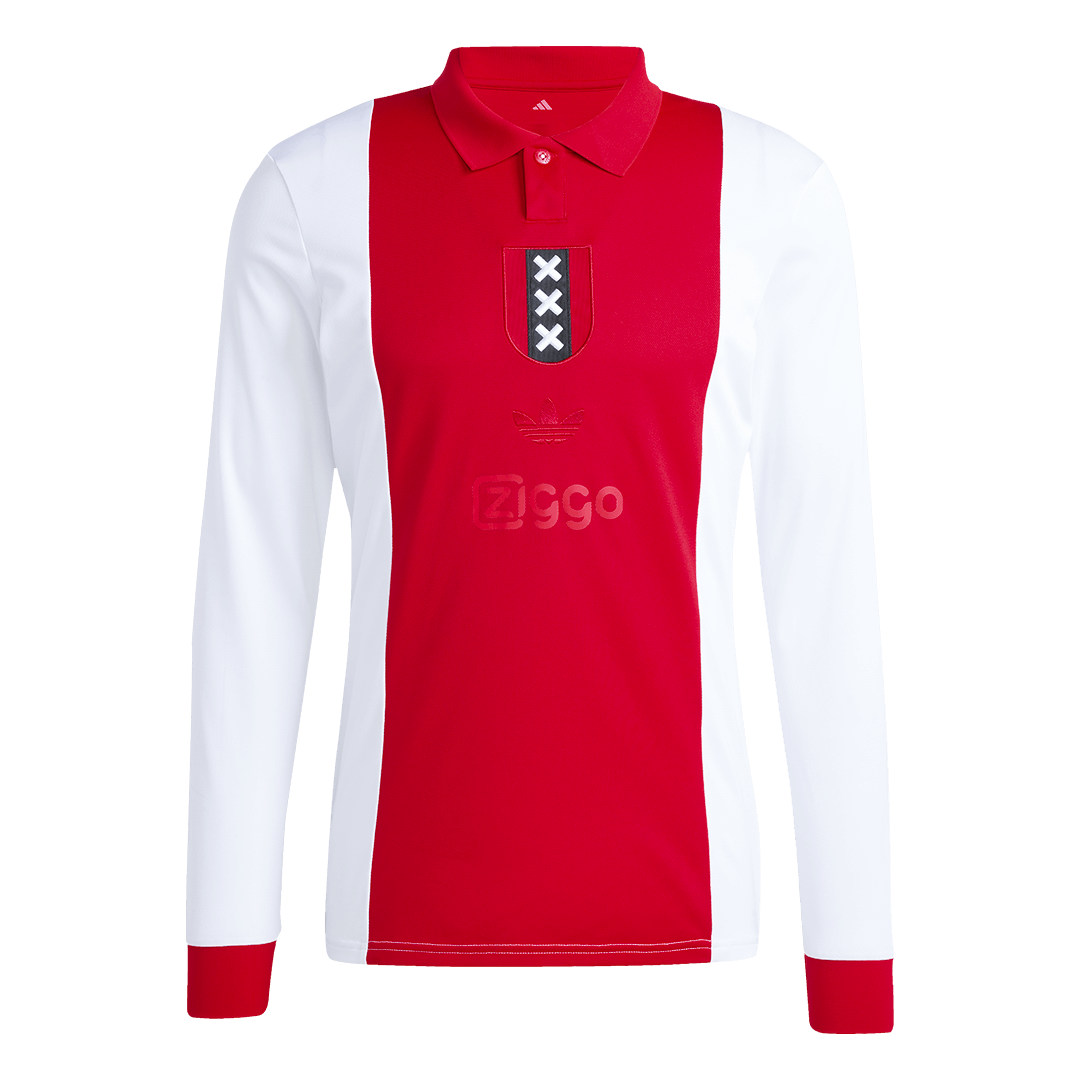 Ajax Long Sleeve Soccer Jersey 2024/25 - 125th Anniversary - Football Shirt | SmartJerseys | Official Quality