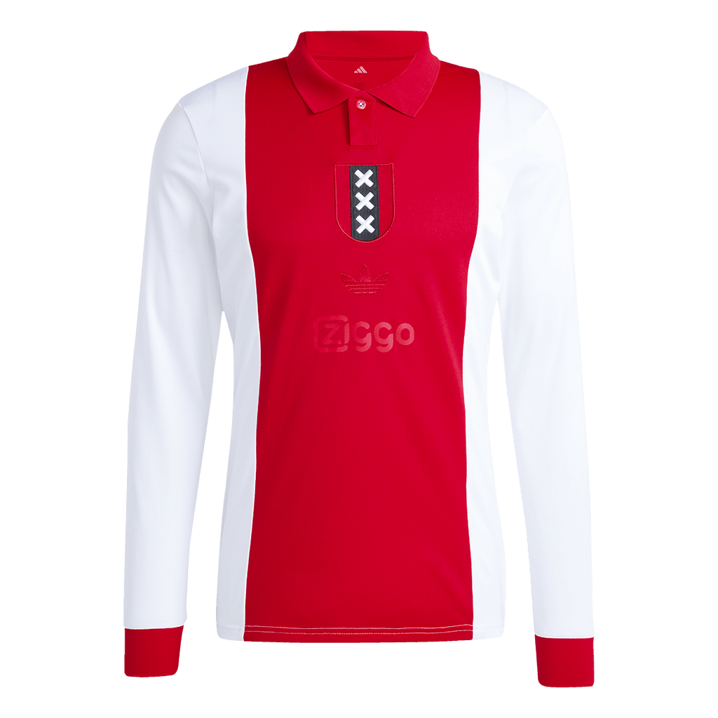 Ajax Long Sleeve Soccer Jersey 2024/25 - 125th Anniversary - Football Shirt | SmartJerseys | Official Quality