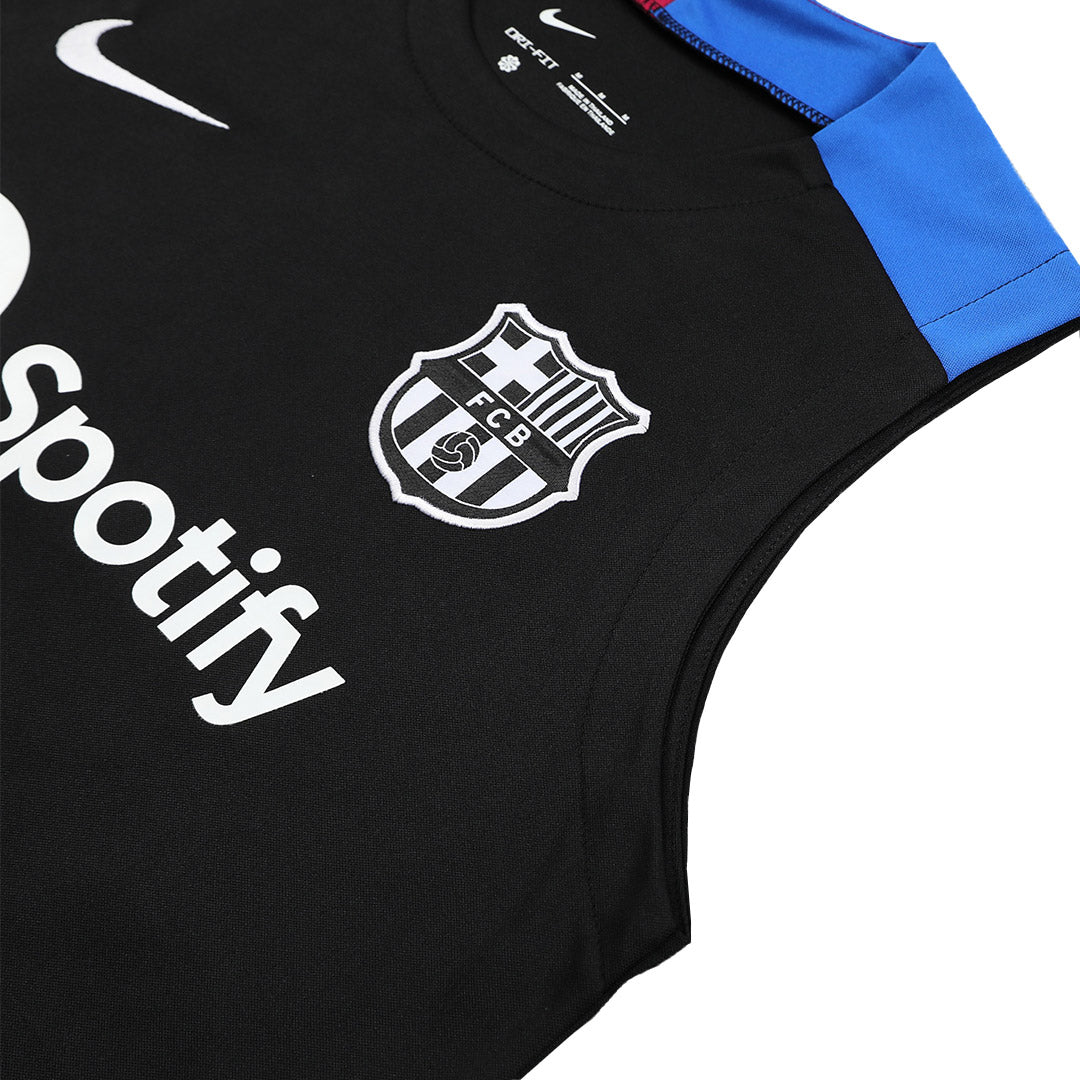 Camiseta de entrenamiento prepartido del Barcelona 2024/25 (Camiseta + Pantalón corto)