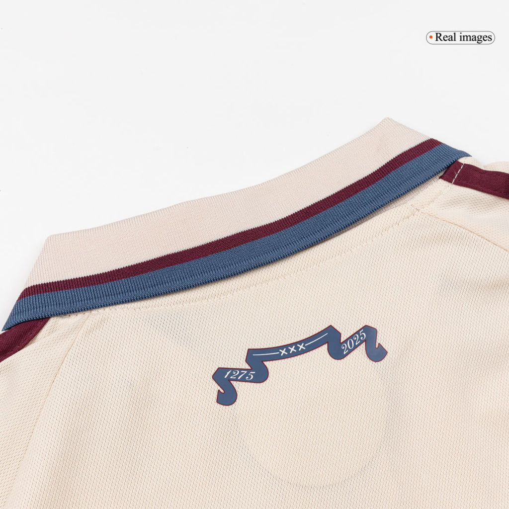 Camiseta de fútbol visitante del Ajax para niños, color blanco, talla 25/26