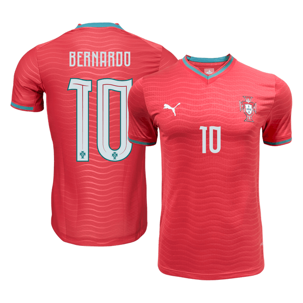 Portugal BERNARDO #10 Home Soccer Jersey Authentic 2026