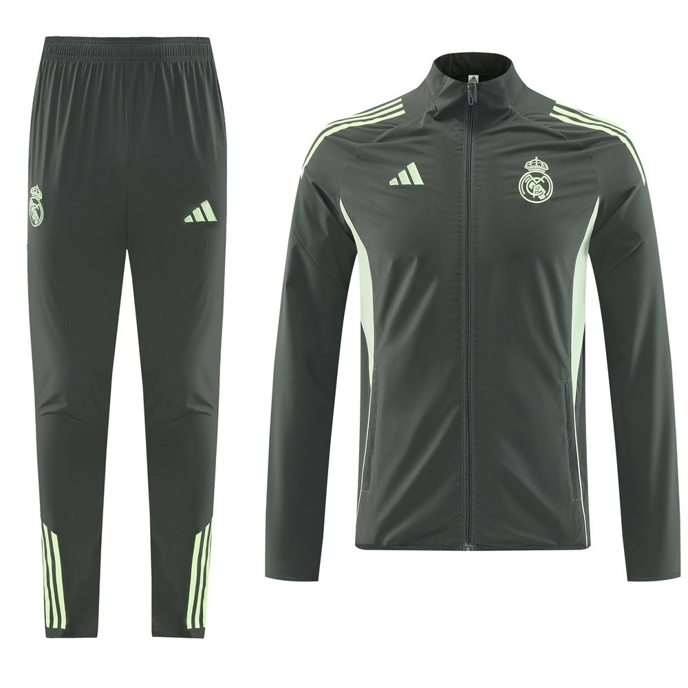 Real Madrid Training Kit 2025/26 - Green (Top+Pants)
