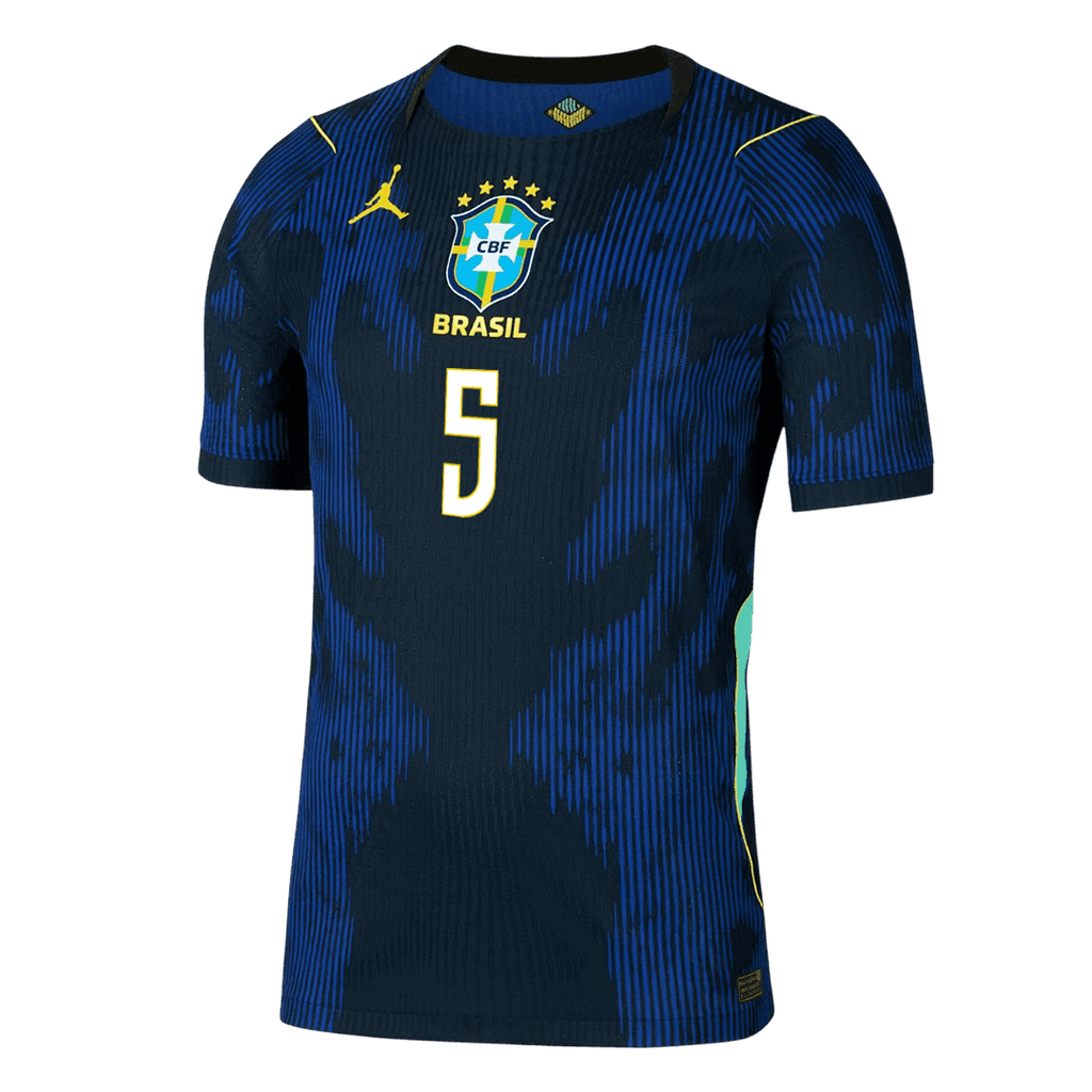 CASEMIRO #5 Player Version Brazil Away Soccer Jersey World Cup 2026 Navy