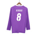 Real Madrid KROOS #8 Away Soccer Jersey Retro 2016/17 - Long Sleeve - Football Shirt | SmartJerseys | Official Quality