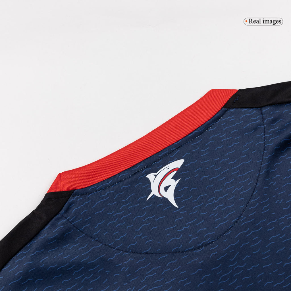 Camiseta de fútbol local de Cabo Verde 2025 Azul marino