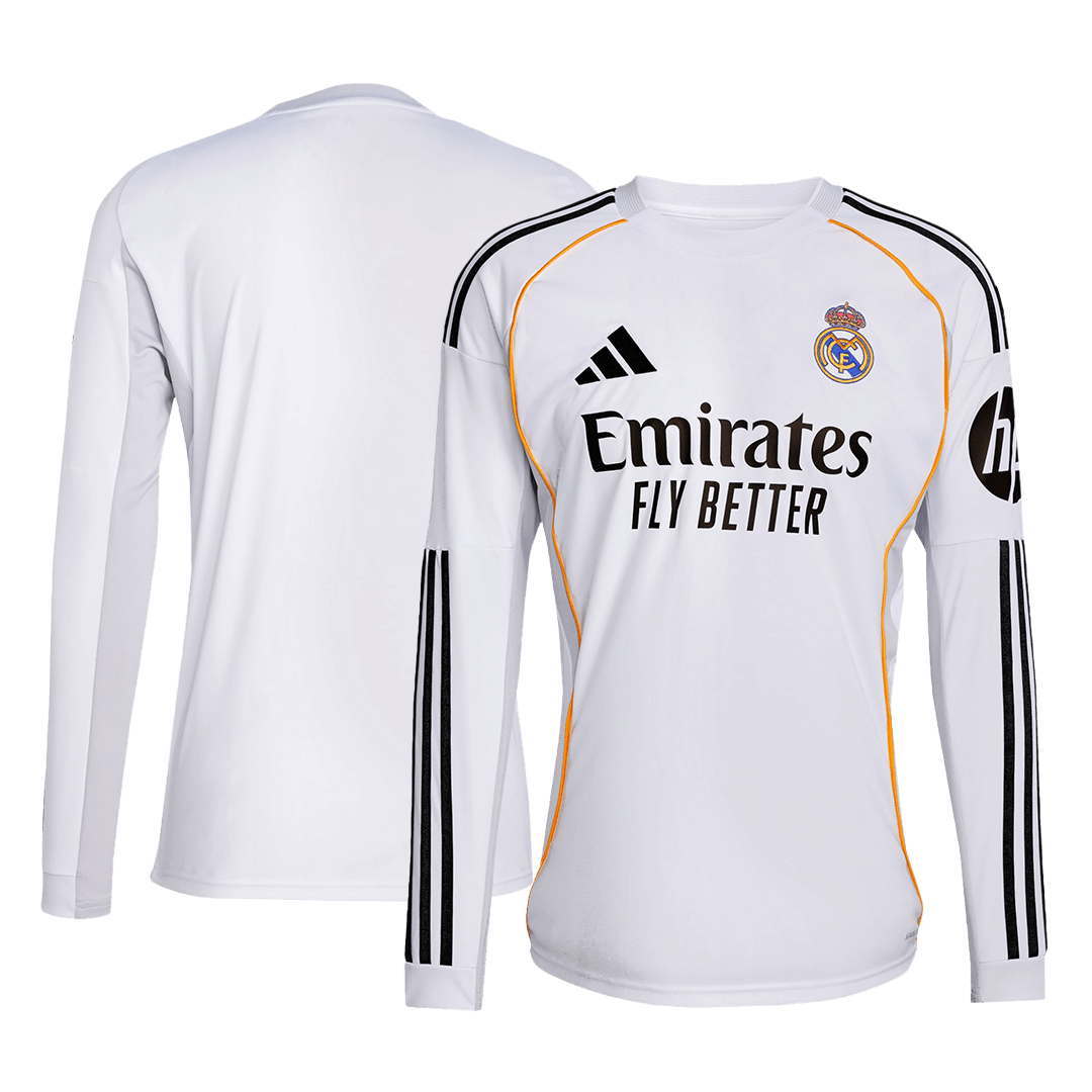 Maillot domicile manches longues du Real Madrid 2025/26
