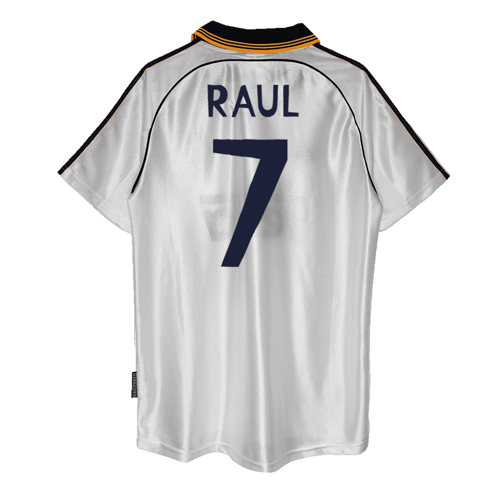 Real Madrid RAUL #7 Home Soccer Jersey Retro 1999/00 - Football Shirt | SmartJerseys | Official Quality