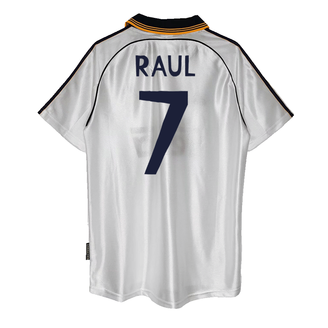 Real Madrid RAUL #7 Home Soccer Jersey Retro 1999/00 - Football Shirt | SmartJerseys | Official Quality