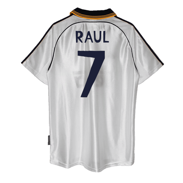 Real Madrid RAUL #7 Home Soccer Jersey Retro 1999/00 - Football Shirt | SmartJerseys | Official Quality