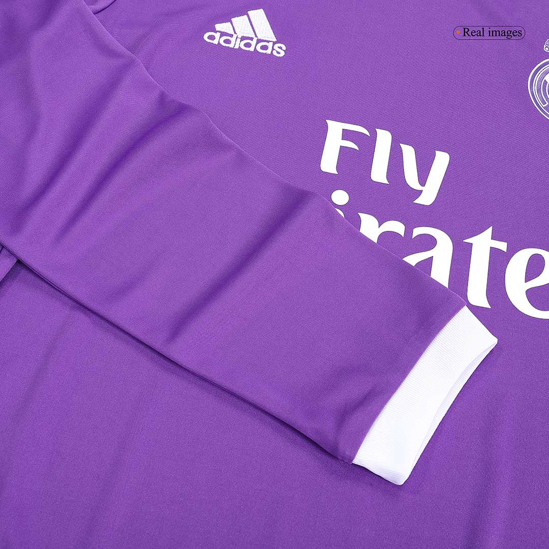 Real Madrid Away Jersey Retro 2016/17 - Long Sleeve