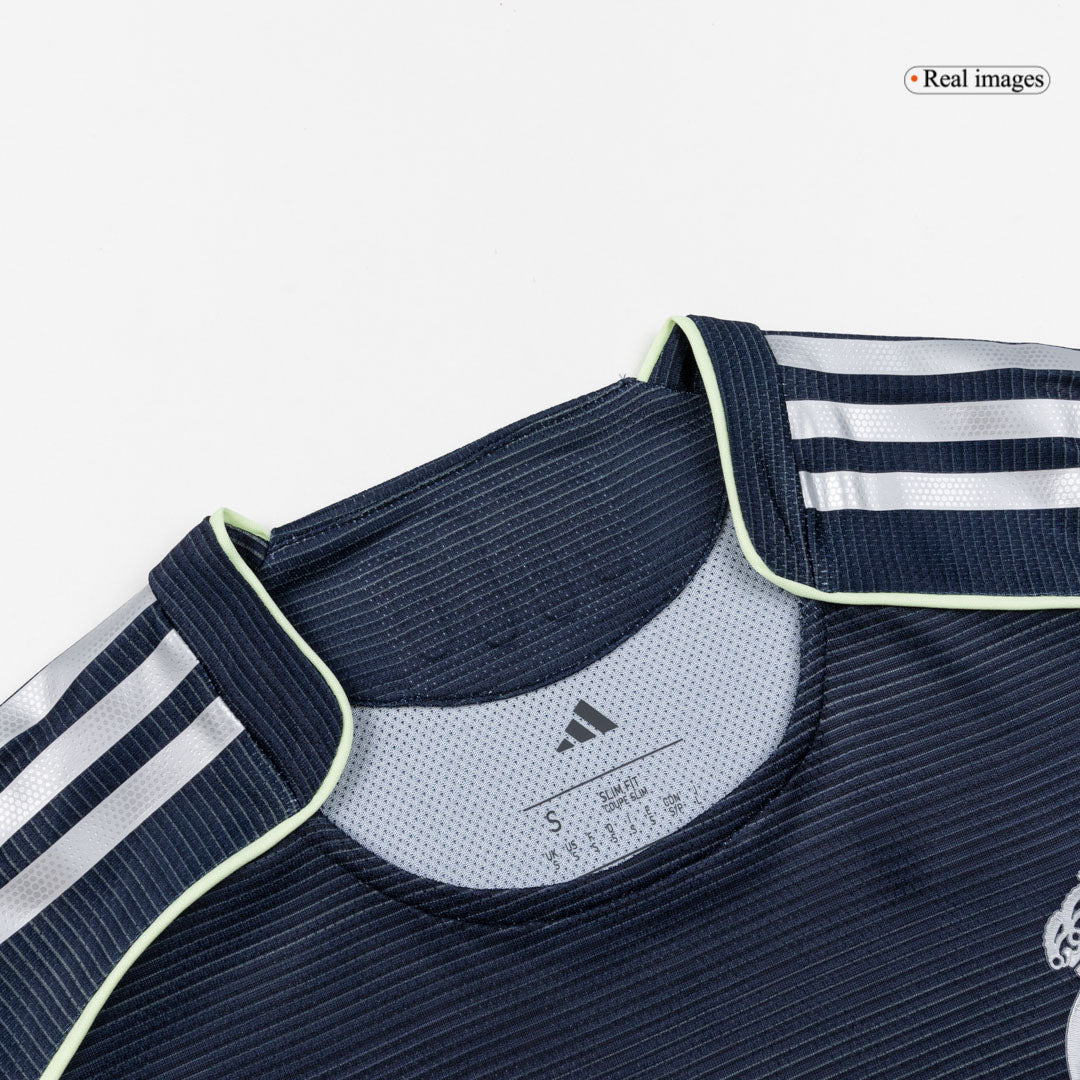 Real Madrid Away Soccer Jersey Kit Authentic 2025/26 (Jersey+Shorts)