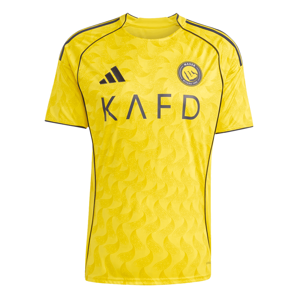 Al Nassr Home Soccer Jersey 2025/26 - Football Shirt | SmartJerseys | Official Quality