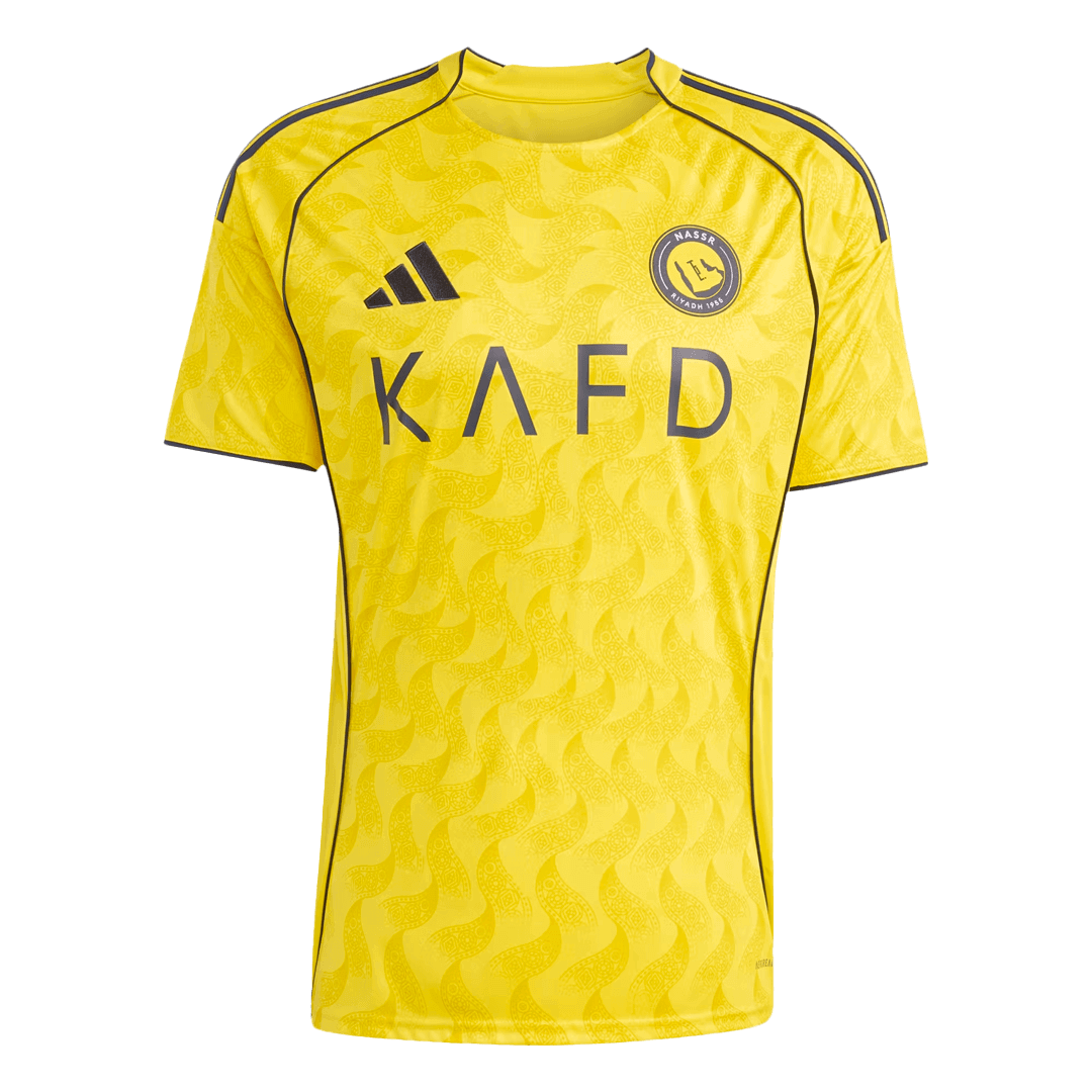 Al Nassr Home Soccer Jersey 2025/26 - Football Shirt | SmartJerseys | Official Quality