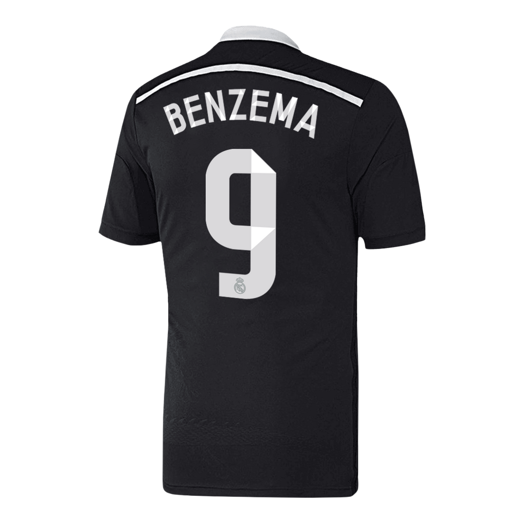 Real Madrid BENZEMA #9 Third Away Soccer Jersey Retro 2014/15 - Football Shirt | SmartJerseys | Official Quality