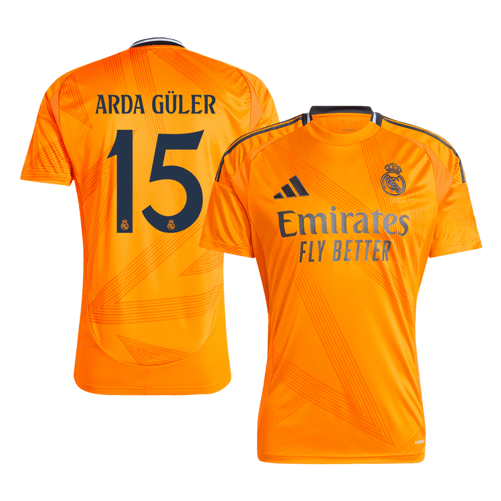 Real Madrid ARDA GÜLER #15 Away Jersey 2024/25 - Football Shirt | SmartJerseys | Official Quality
