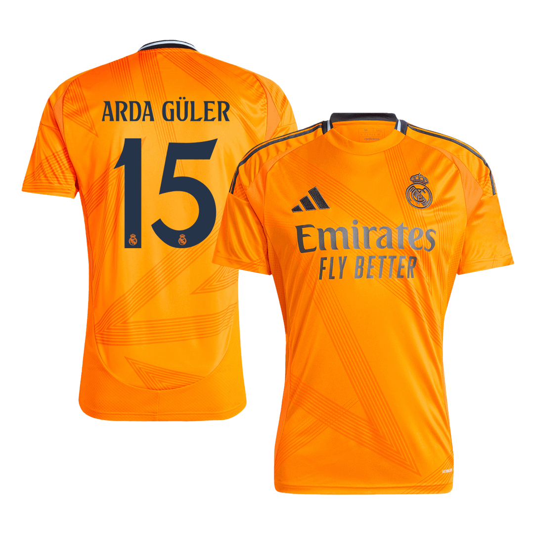 Real Madrid ARDA GÜLER #15 Away Jersey 2024/25 - Football Shirt | SmartJerseys | Official Quality