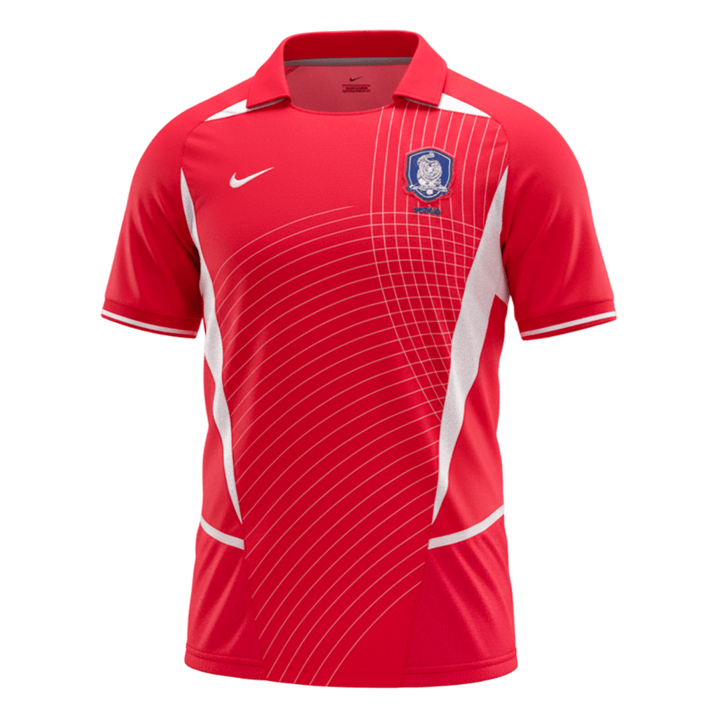 South Korea Home Soccer Jersey Retro 2002 - Football Shirt | SmartJerseys | Official Quality