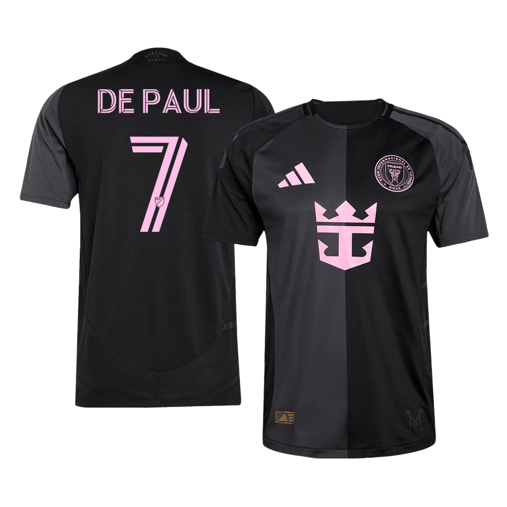 Inter Miami CF DE PAUL #7 Away Soccer Jersey Authentic 2025 - Football Shirt | SmartJerseys | Official Quality