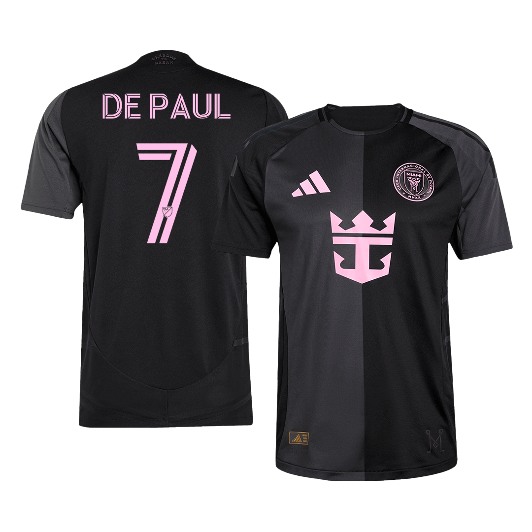 Inter Miami CF DE PAUL #7 Away Soccer Jersey Authentic 2025 - Football Shirt | SmartJerseys | Official Quality