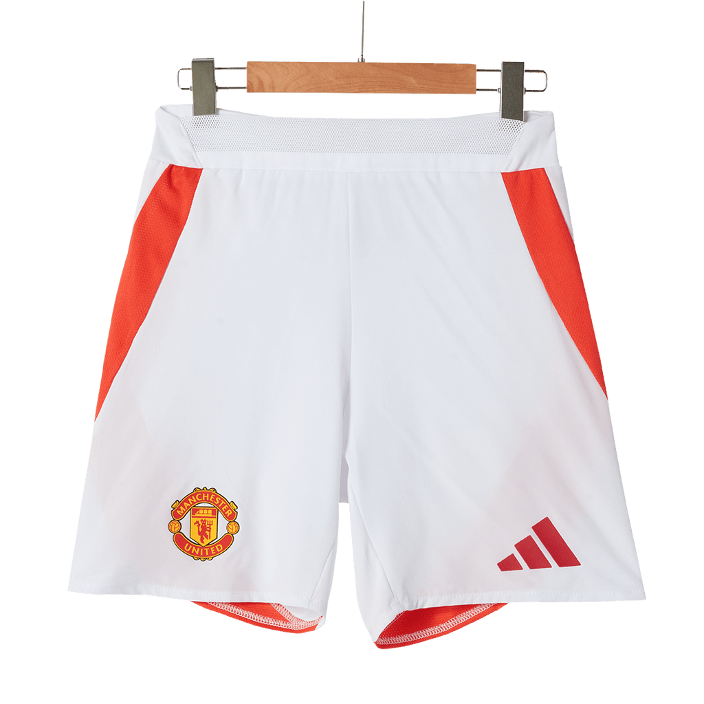 Pantalón corto de fútbol local del Manchester United auténtico 2024/25
