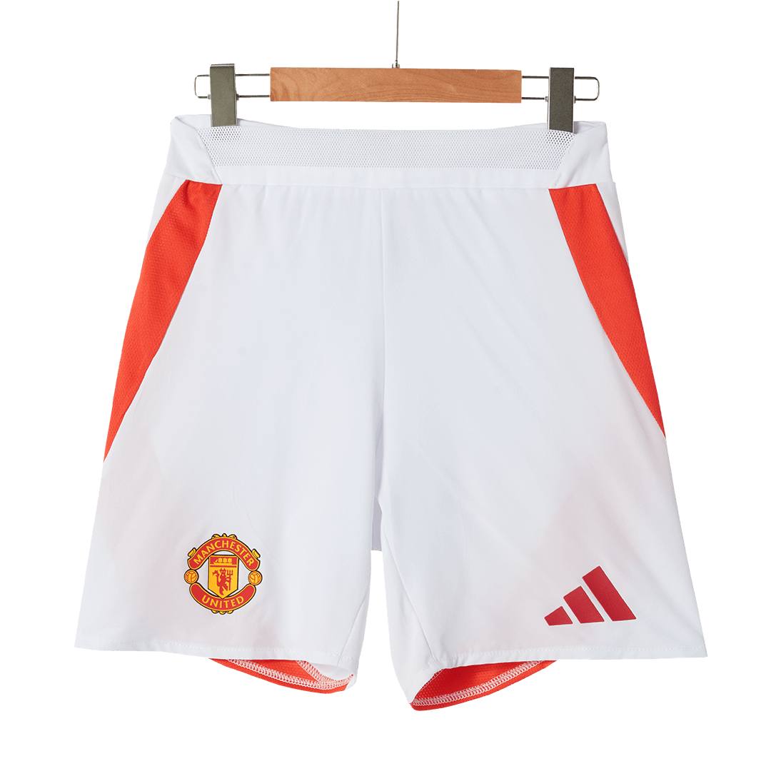 Pantalón corto de fútbol local del Manchester United auténtico 2024/25