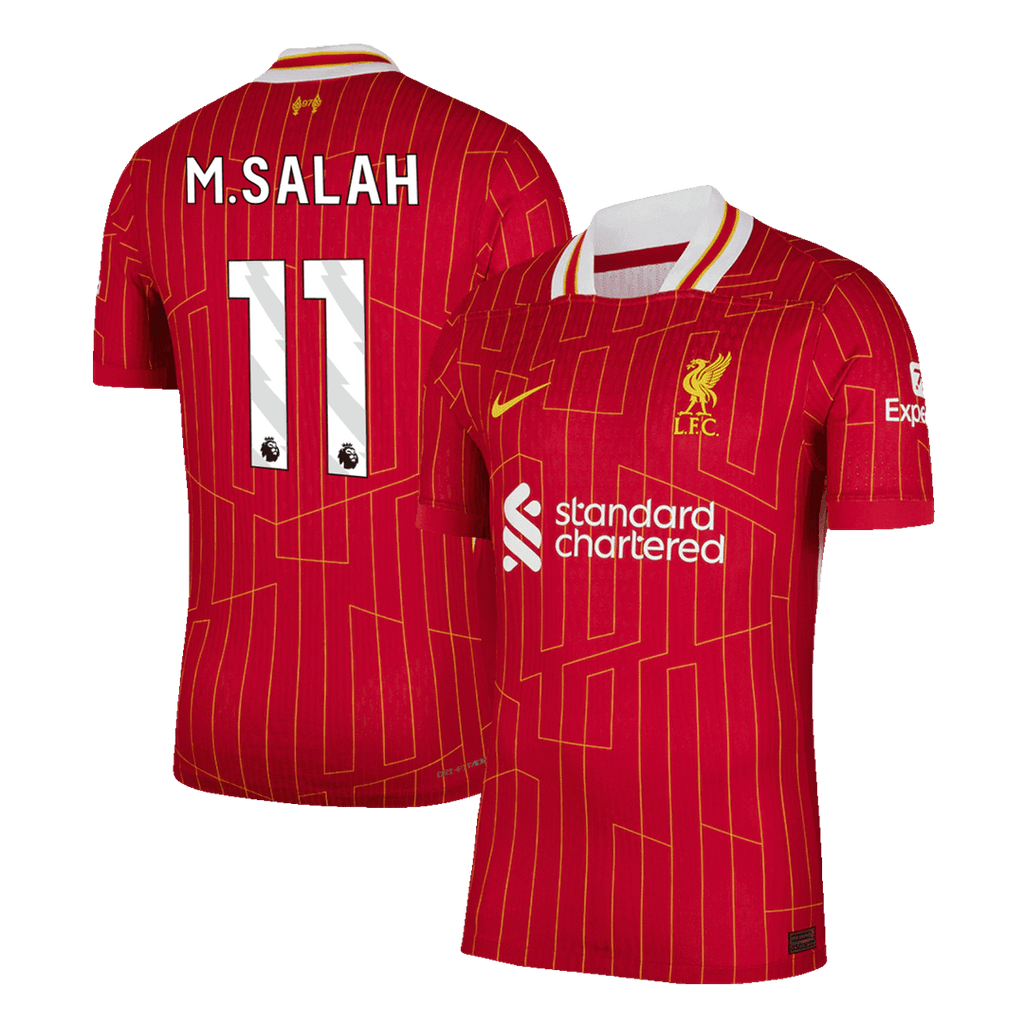Liverpool M.SALAH #11 Home Soccer Jersey Authentic 2024/25 - Football Shirt | SmartJerseys | Official Quality