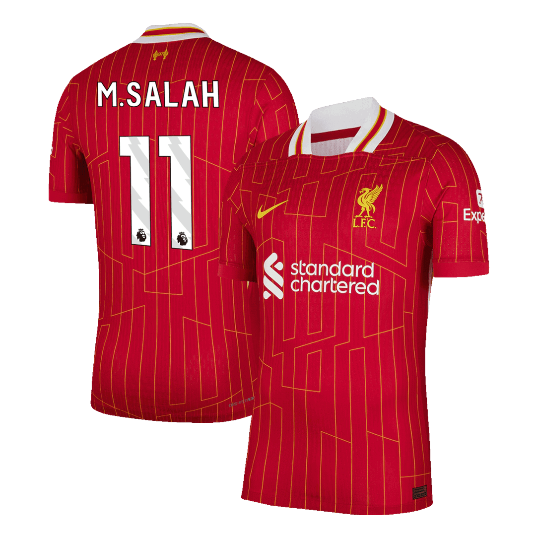 Liverpool M.SALAH #11 Home Soccer Jersey Authentic 2024/25 - Football Shirt | SmartJerseys | Official Quality
