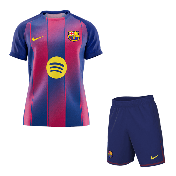 Barcelona Home Soccer Jersey Kit 2025/26 (Jersey+Shorts) - Football Shirt | SmartJerseys | Official Quality