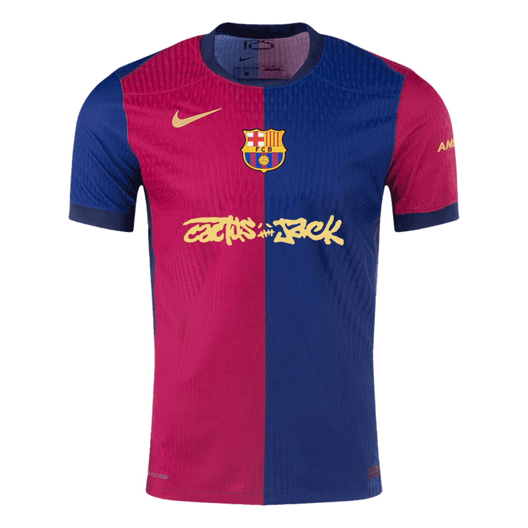 Barcelona X Travis Scott Home Soccer Jersey Authentic 2024/25 - Football Shirt | SmartJerseys | Official Quality