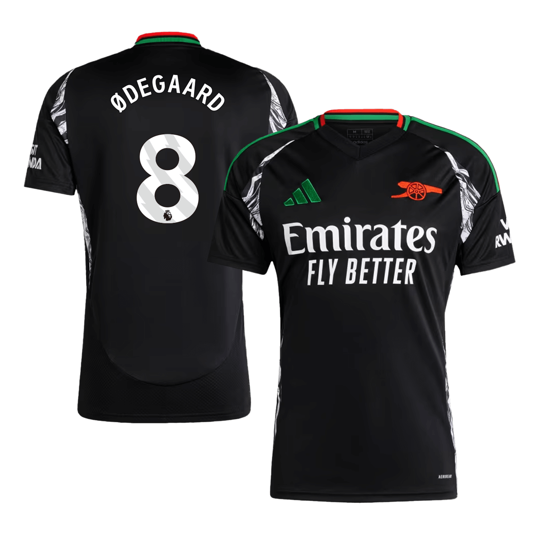 Arsenal ØDEGAARD #8 Away Soccer Jersey 2024/25 - Football Shirt | SmartJerseys | Official Quality
