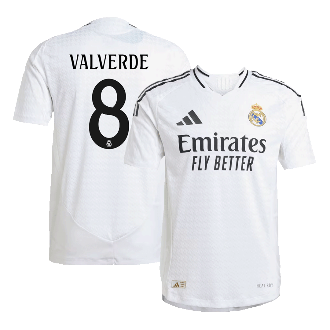 Real Madrid VALVERDE #8 Home Jersey Authentic - Football Shirt | SmartJerseys | Official Quality