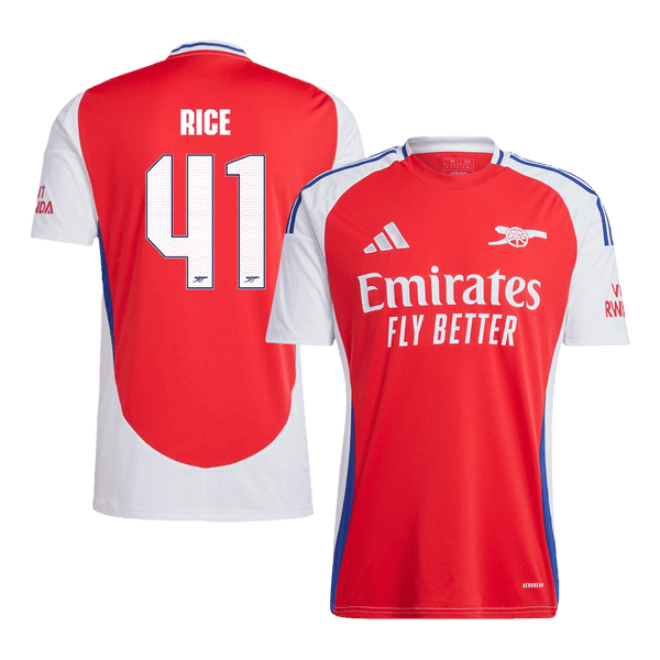 Arsenal RICE #41 Home Jersey 2024/25 - UCL Edition - Football Shirt | SmartJerseys | Official Quality