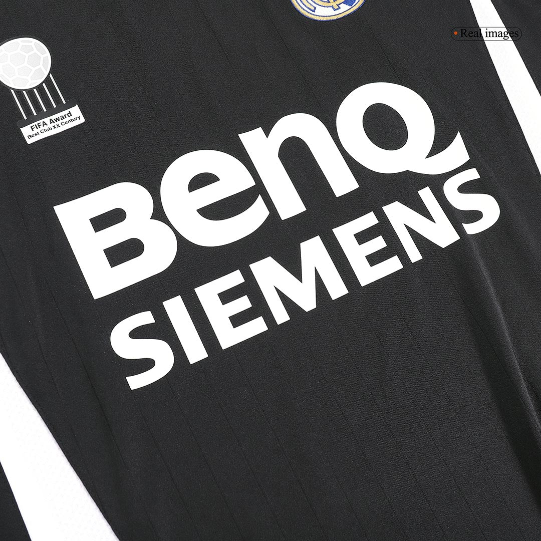 Real Madrid RAUL #7 Long Sleeve Away Soccer Jersey Retro 2006/07