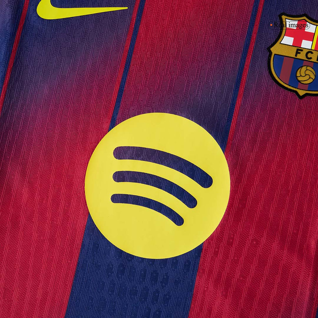 Barcelona F.DE JONG #21 Home Soccer Jersey Authentic 2025/26