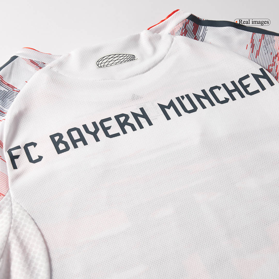 UPAMECANO #2 Authentic Bayern Munich Away Soccer Jersey 2025/26 White
