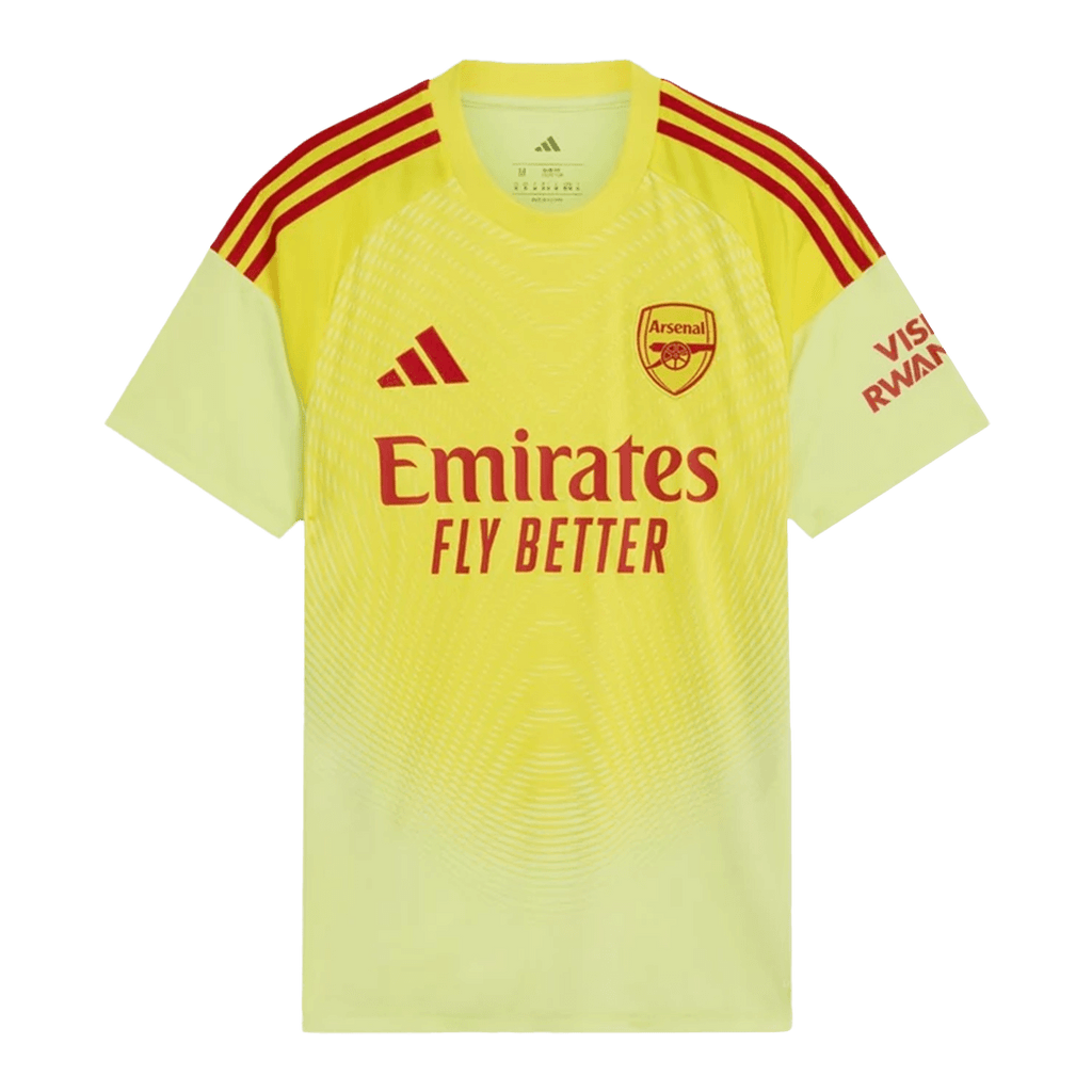 Arsenal Goalkeeper Soccer Jersey 2025/26 Yellow - Football Shirt | SmartJerseys | Official Quality