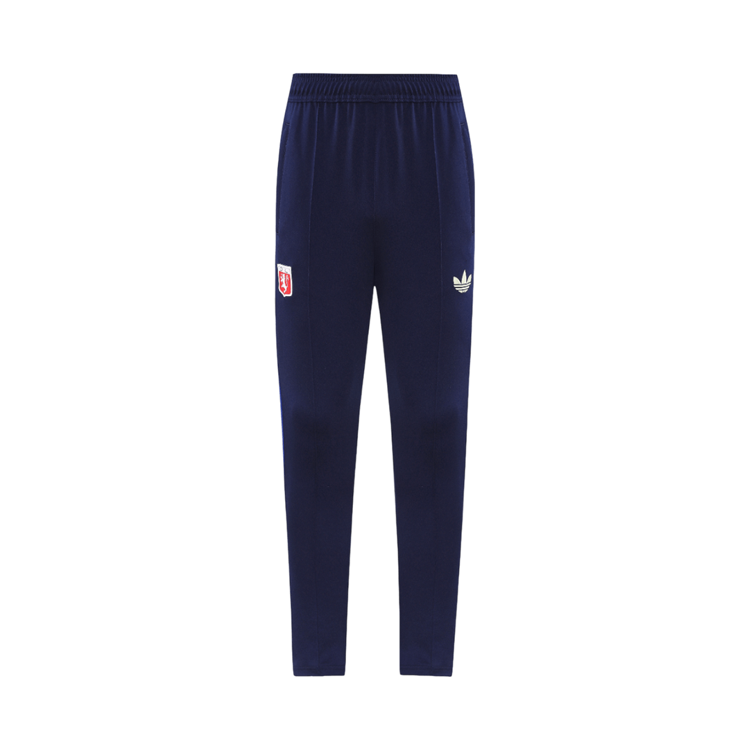 Equipación de entrenamiento Olympique Lyonnais 2025/26 - Azul (Chaqueta+Pantalones)