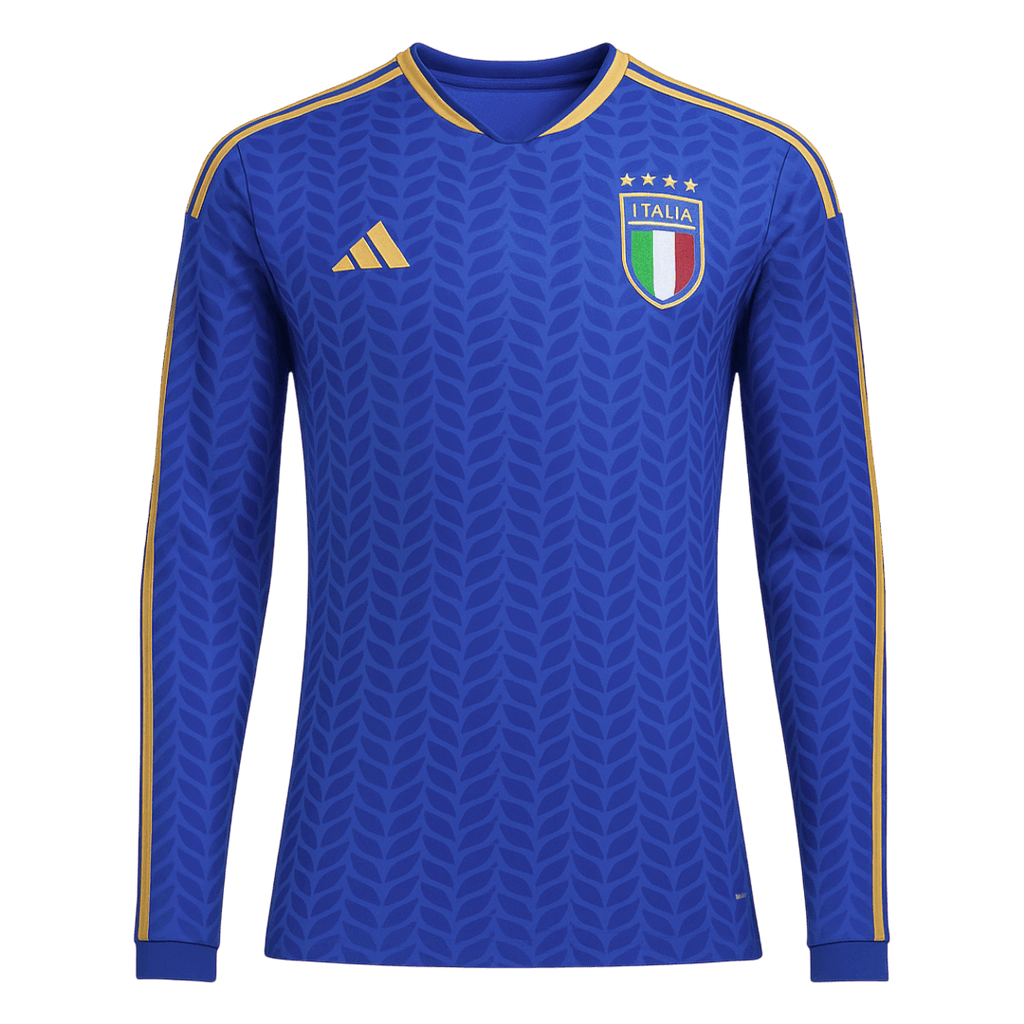 Camiseta de fútbol local de manga larga de Italia 2026