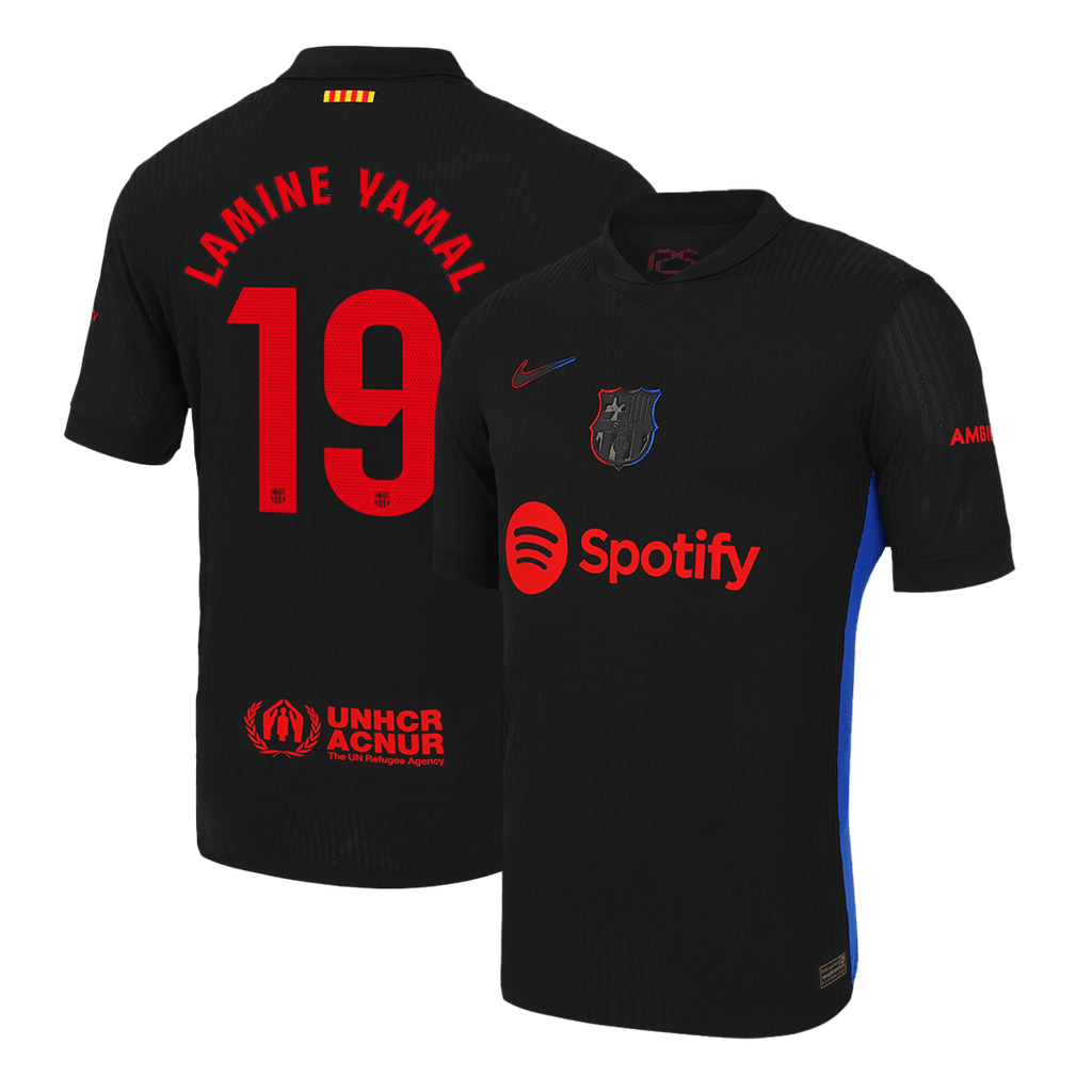Barcelona LAMINE YAMAL #19 Away Soccer Jersey Authentic 2024/25 - Football Shirt | SmartJerseys | Official Quality