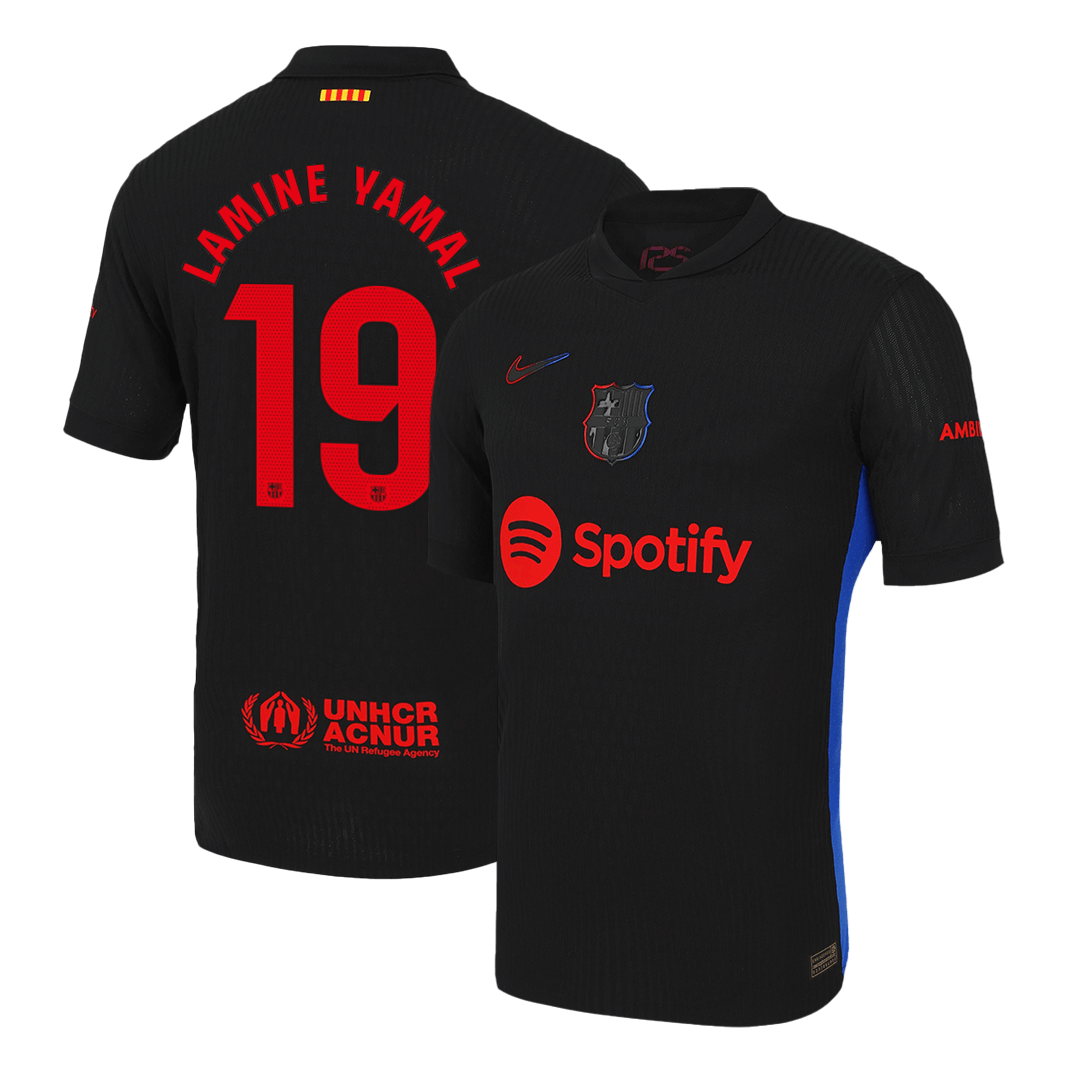 Barcelona LAMINE YAMAL #19 Away Soccer Jersey Authentic 2024/25 - Football Shirt | SmartJerseys | Official Quality