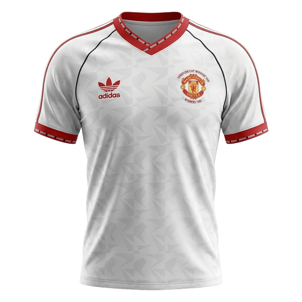 Manchester United Away Soccer Jersey Retro 1991